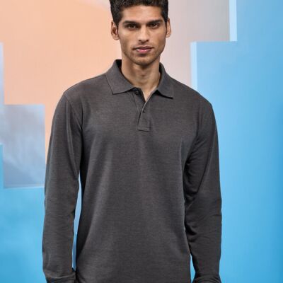 Men's classic fit long sleeved polo Thumbnail