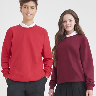 AWDis Academy Senior Raglan Sweatshirt Thumbnail