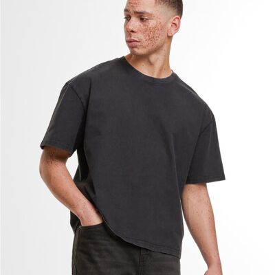 Vintage cropped heavy oversized tee Thumbnail