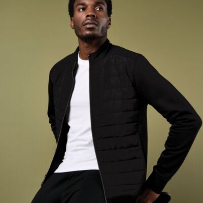 Quilted Full Zip Sweatshirt Thumbnail