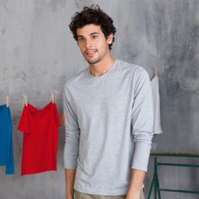 Men's long-sleeved crew neck T-shirt Thumbnail