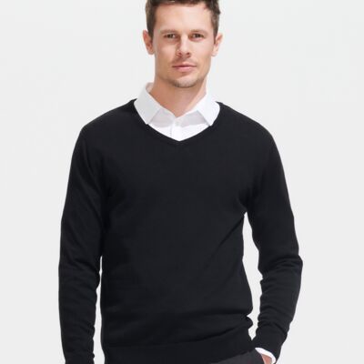 SOL'S Galaxy Cotton Acrylic V Neck Sweater Thumbnail