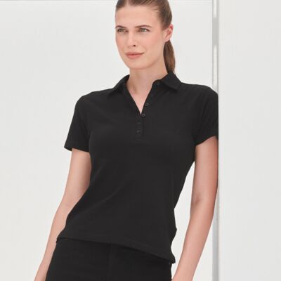 SF Clothing Ladies Stretch Piqué Polo Shirt Thumbnail