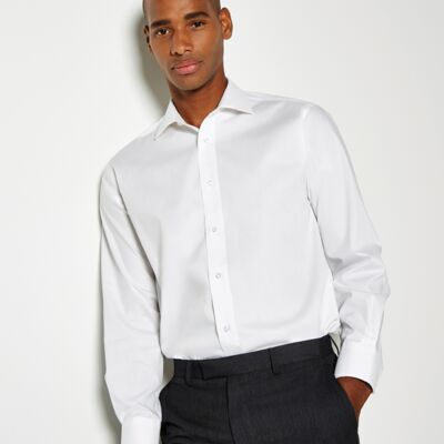 Kustom Kit Premium Long Sleeve Classic Fit Oxford Shirt Thumbnail