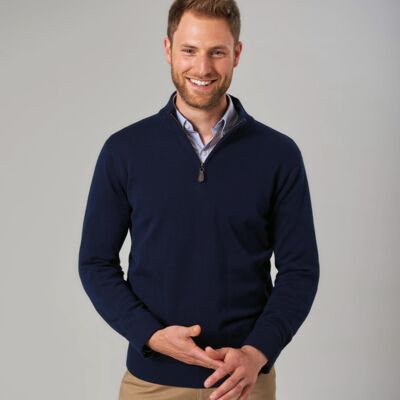 Brook Taverner Dallas Zip Neck Sweater Thumbnail
